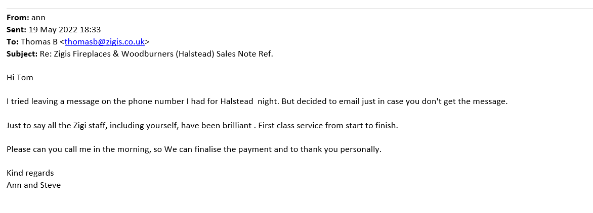 Zigisstoves's tweet photo. Thanks Tom and the team at Halstead for all your hard work! 😃 https://t.co/PyYAOEK6x3