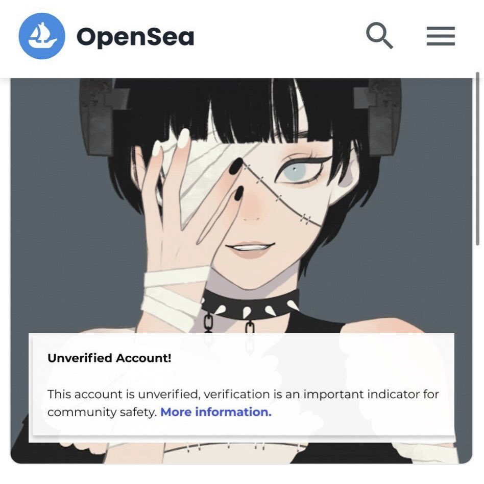 someone told me that my account hasn't been verified so anyone can't trade in my collection 😱 Is it true? and if so how do I fix it?

I used a backup account to check and there was no problem, but he said that the problem will occur when press the payment 🥲