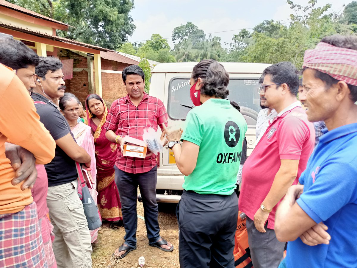 Oxfam India tweet media