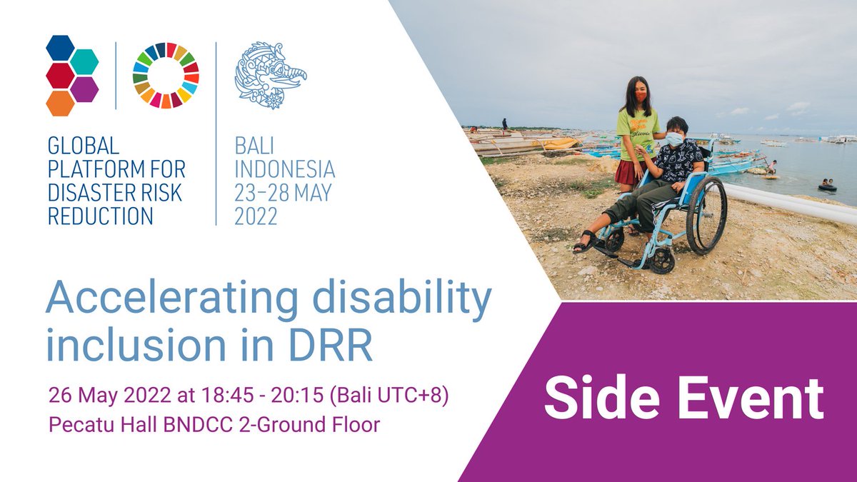 GNDR (@globalnetworkdr) on Twitter photo Four panellists present good practice and success stories of disability inclusion in DRR in a Covid-19 world. Speakers include <a href="/ShivangiCha/">Shivangi</a> <a href="/ShaunGrech/">Shaun Grech</a> <a href="/UNDRR/">UNDRR</a> globalplatform.undrr.org/conference-eve… #GPDRR2022 <a href="/cbmWorldwide/">CBM Christian Blind Mission</a> Four panellists present good practice and success stories of disability inclusion in DRR in a Covid-19 world. Speakers include <a href="/ShivangiCha/">Shivangi</a> <a href="/ShaunGrech/">Shaun Grech</a> <a href="/UNDRR/">UNDRR</a> globalplatform.undrr.org/conference-eve… #GPDRR2022 <a href="/cbmWorldwide/">CBM Christian Blind Mission</a>