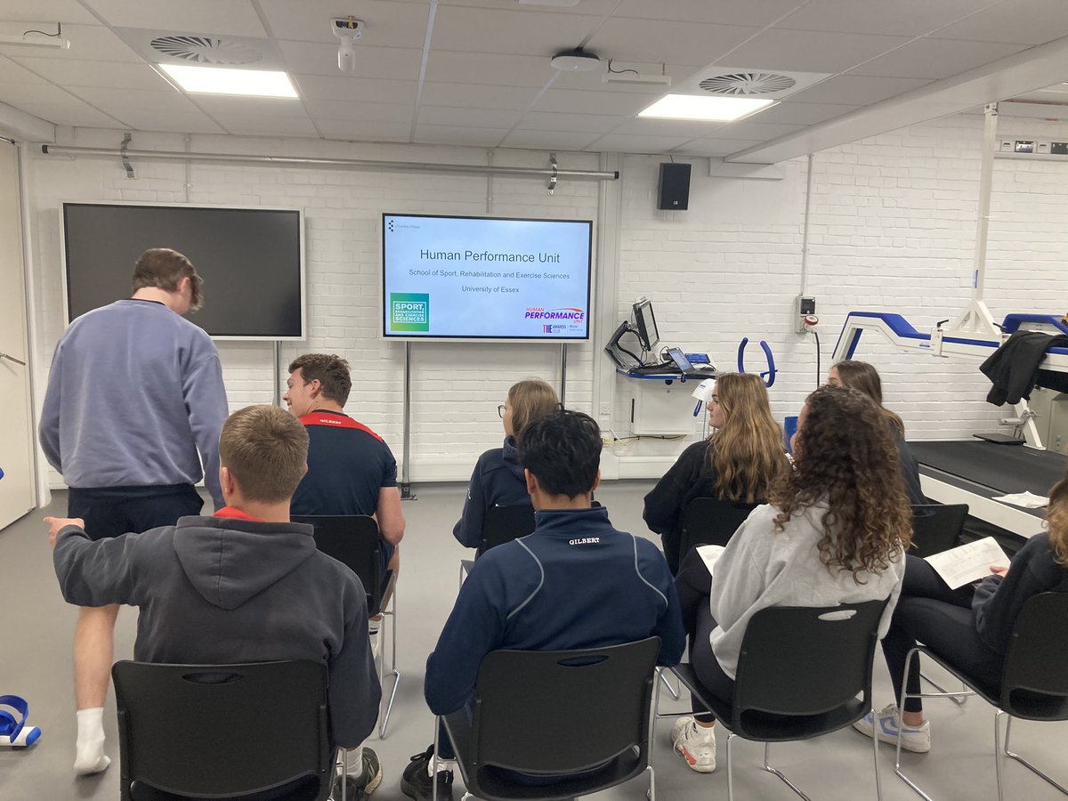 Excited to be at <a href="/Uni_of_Essex/">University of Essex</a> and the <a href="/HPU_Essex/">HumanPerformanceUnit</a> with our A Level and IB Sport Science students!
#FelstedInspires