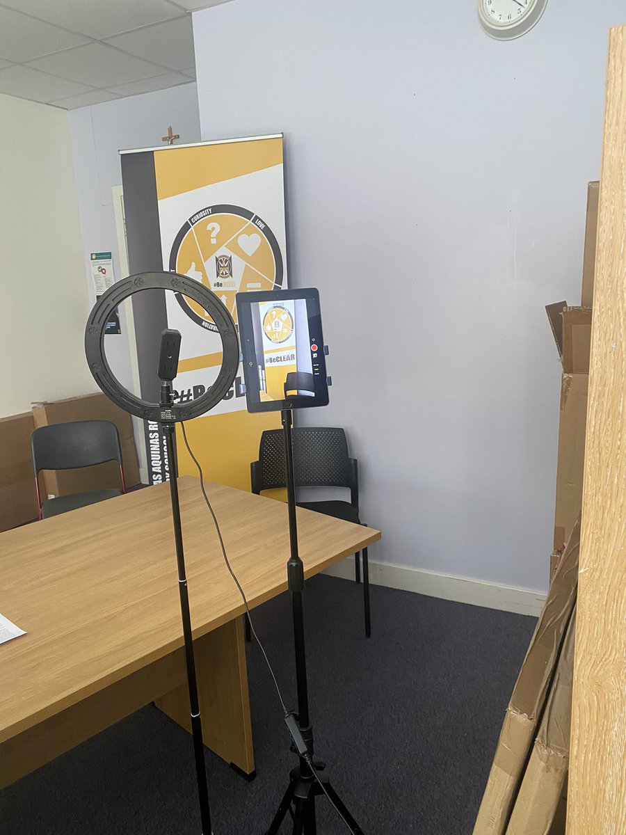 STA_digital's tweet photo. Starting filming today for an exciting opportunity! Stay tuned for more….  @StThomasAqSec 📱⭐️ https://t.co/bZa9dqfx0a