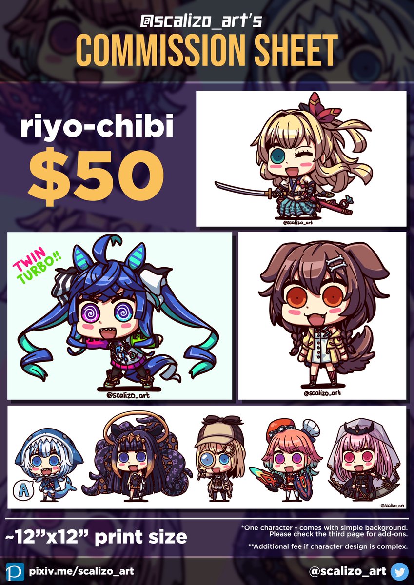 here's my commission sheet! :D 