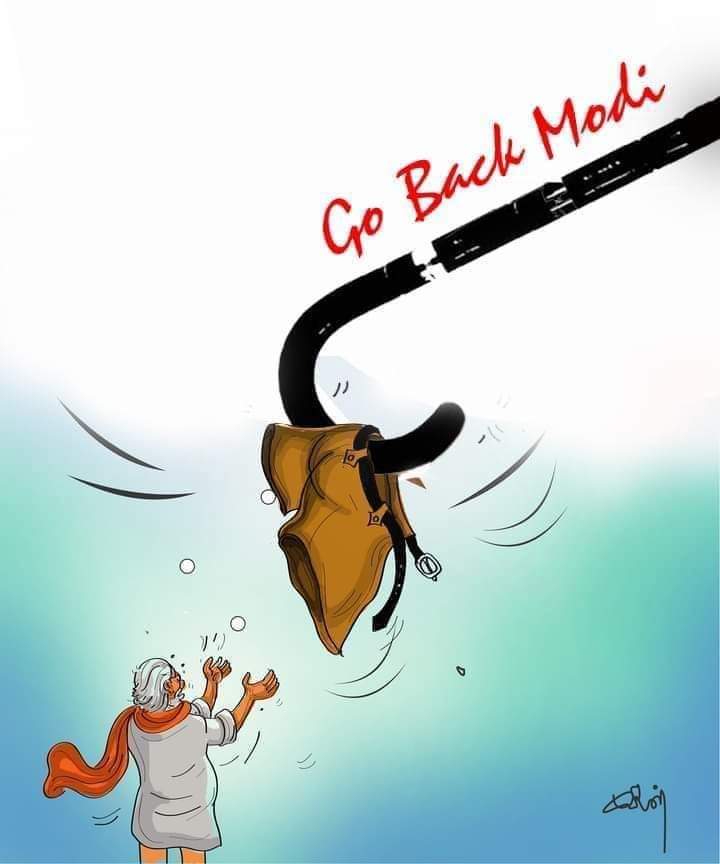 #GoBackFascistModi