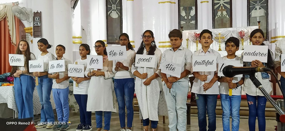 Participated in the Valedictory Ceremony of Vacation Bible School ( VBS ) at the CNI Church of Epiphany, Lucknow...
I spoke about two attributes, Compassion and Slow to Anger...

#VacationBibleSchool
#Compassion
#SlowtoAnger