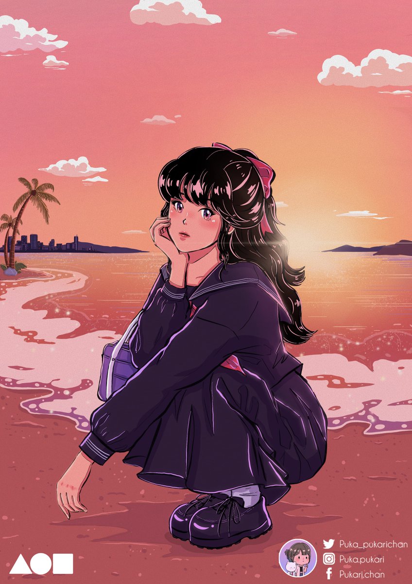 🌸"I met her in the summer"🌆
Girl portraits in 80s style

#01 Ocean Whispers🌊

🔥Reserve Price: 0.25 $ETH

👉foundation.app/@Pukarichan

.

#FoundationNFT #foundationapp  #NFTCommmunity #NFTTHAILAND #NFTJapan #KNFT #NFT
