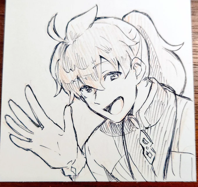 今日のアナログお絵描き 
