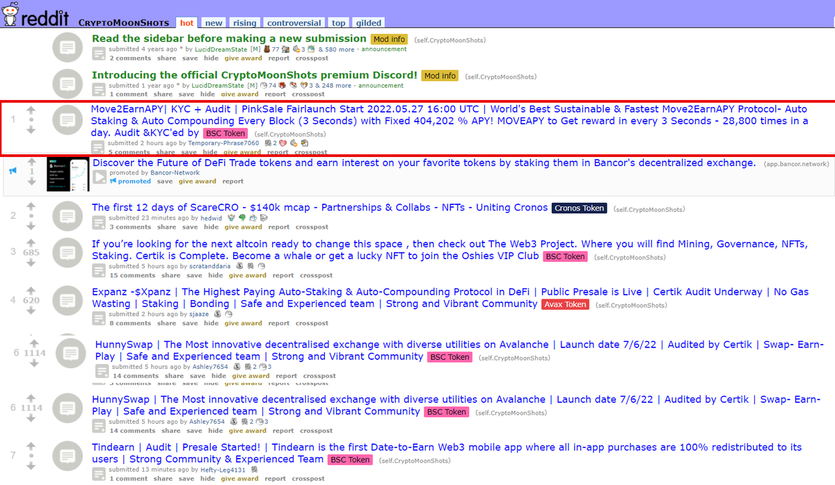 🔥 WE ARE ON TOP 1 🔥

🚀 Excited to share that we have reached TOP  #1  "TOP SECTION" at r/CryptoMoonShots - a Reddit Crypto Community Driven platform with 1.7 million members! 

👉 Vote for us: old.reddit.com/r/CryptoMoonSh…