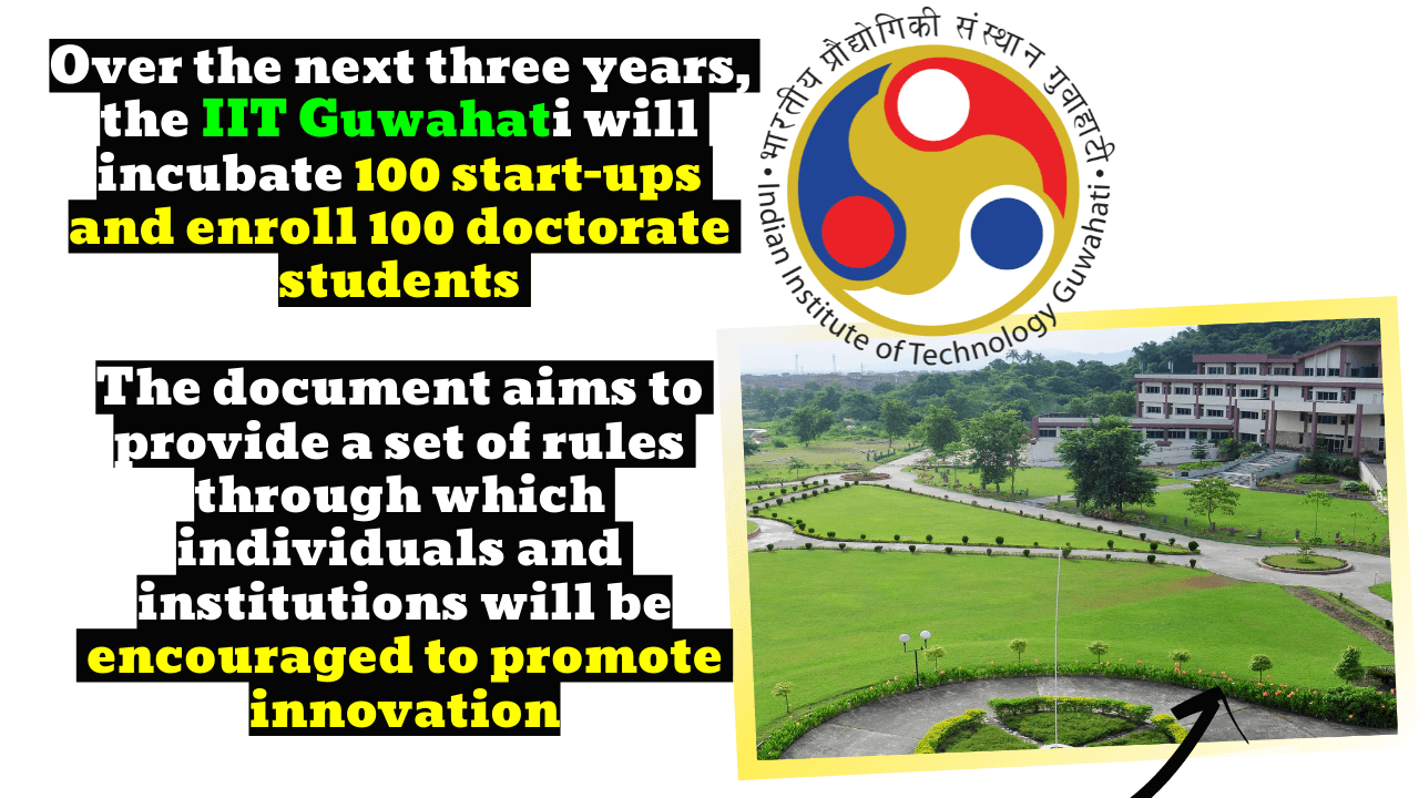IIT Guwahati will nurture 100 start-ups and add 100 doctorate students in three years 