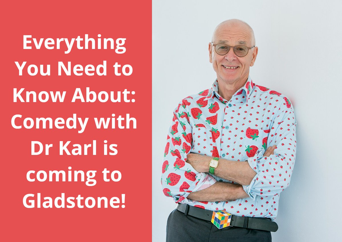 WSFBrisbane's tweet photo. Australia's favourite scientist Dr Karl Kruszelnicki is coming to Gladstone on 17 June for a special #WSFQ 2022 show. Along with Jenny Wynter and Dr Joel Gilmore, this trio is sure to get to the bottom of all your funniest questions! Get tickets here π https://t.co/DsLg1kRcLZ https://t.co/wR0UsvpvF4