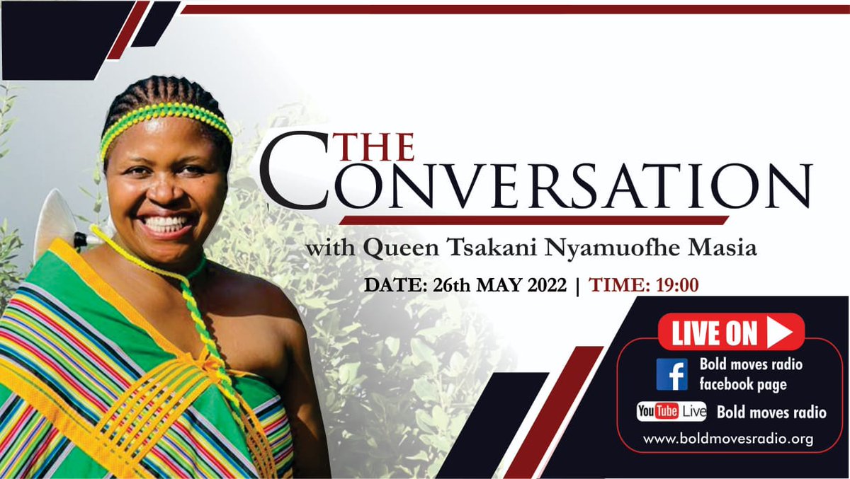 StrikeKhazamula's tweet photo. Don't miss the Conversation tonight on Bold Moves Radio, +27 72 822 1610 https://t.co/TWLlfrc4ZT