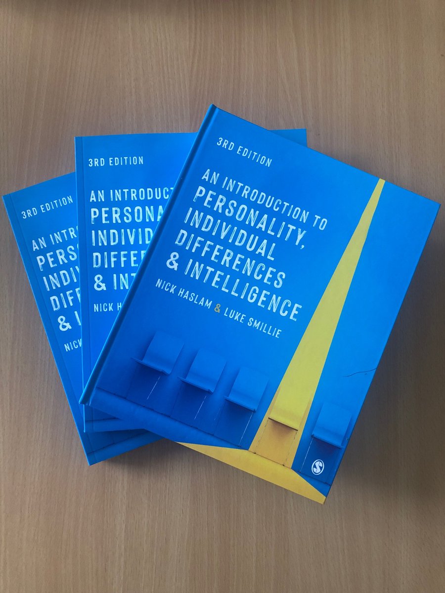 drsmillie's tweet photo. The first copies of our third edition have arrived! It was again an honour to work on this textbook with Nick Haslam!
@Psychunimelb https://t.co/6Inc0sVFVp