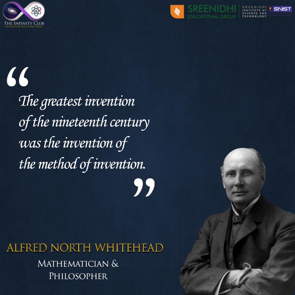 TIC_Snist's tweet photo. Follow us for more! @TIC_Snist

#invention #scientificresearch #scientificmethod #science #observation #experiment #probe #reality #innovation #knowledge #education #physics #theinfinityclubsnist #hyderabad #quote #philosophy #math #algorithm https://t.co/kUs8qBURiK