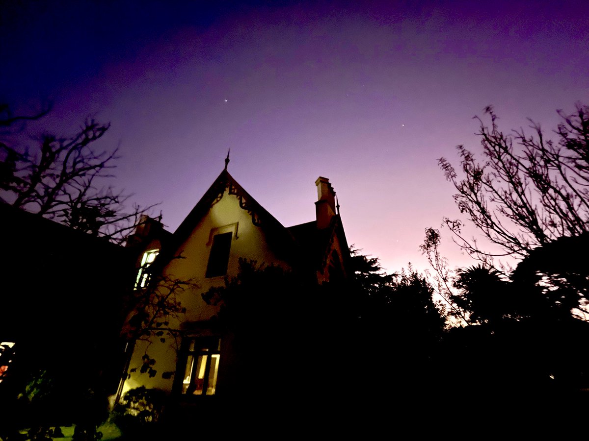 subbie's tweet photo. Post-election & back at #Glenfern writing studio this week. Stayed til dark in the old Gothic beauty. What stories are about to be told? Thanks as always to @Writers_Vic @NTAV @Creative_Vic for this special creative space! #WritingStudio @HeritageCnclVic https://t.co/vYAmTNRnJT https://t.co/WnSNYc3f84