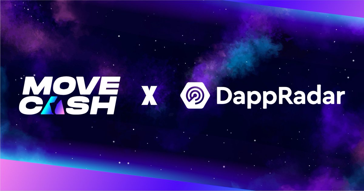 💫 #MOVECASH - MOVECASH x DAPPRADAR ✨ You can now check MOVECASH on Dappradar. 👉 dappradar.com/binance-smart-… ⚡️ The withdraw function will be officially available today. The specifics will be announced in the following announcement. #MCA $MCA #Move2Earn #MoveToEarn