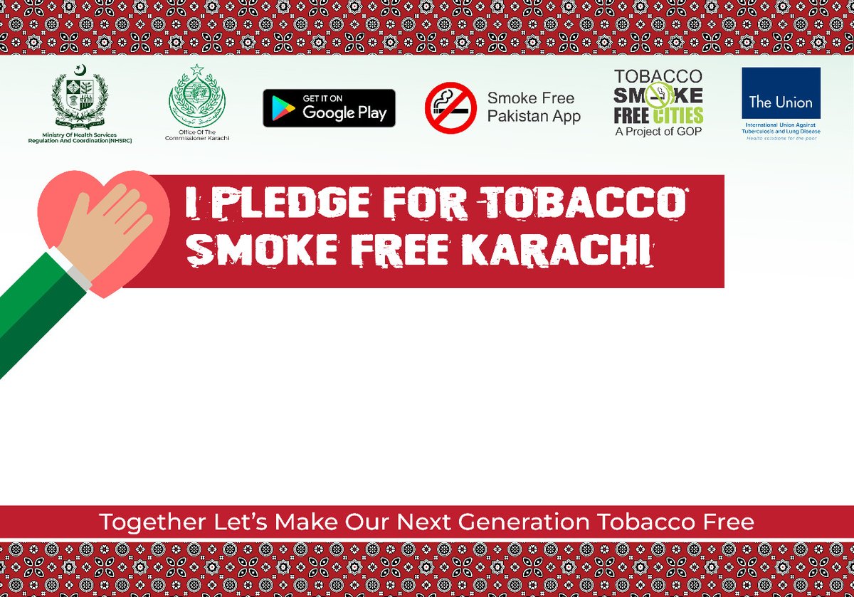 First #CommissionerKarachi Tobacco Control Art Exhibition: Join us for a pledge at #Sadequain Art Gallery Karachi #CommissionerKhi #minhajussiraj #nhsrcofficial #SamraM_tcc #Shaikh1984Abid #khashmi76 #FCTCofficial #TheUnion_TBLH #WHOPakistan #DCSouthKarachi #DCEastKarachi