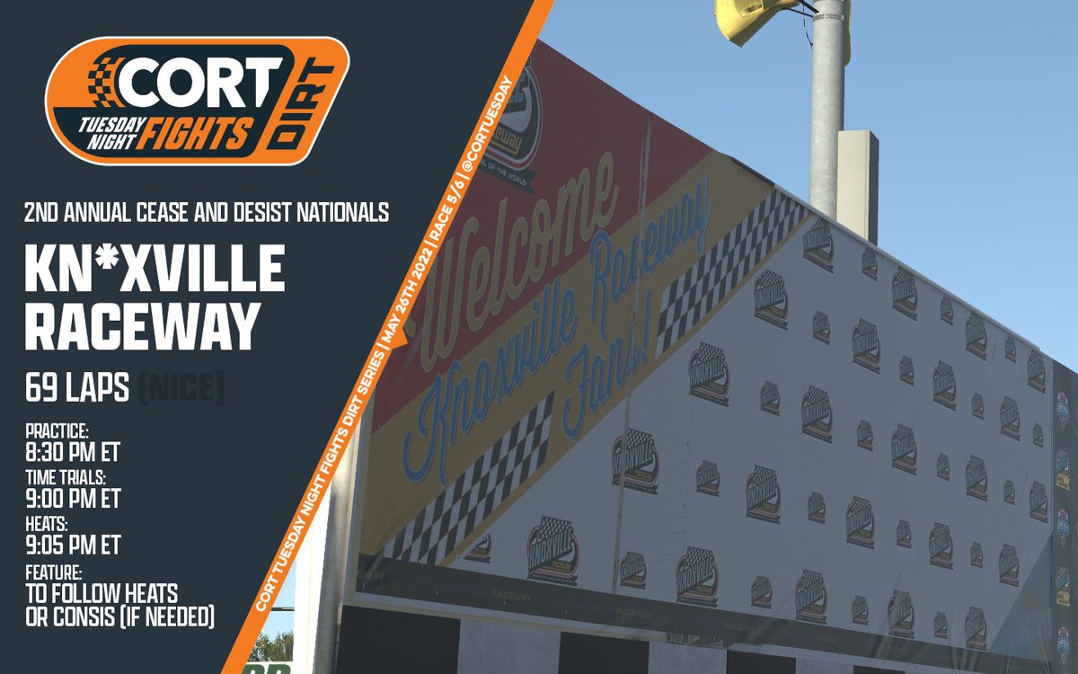 We re-open the forbidden door of CORT, heading back to the home of the National Sprint Car Hall of Fame to run the trucks around the renowned 1/2 track!