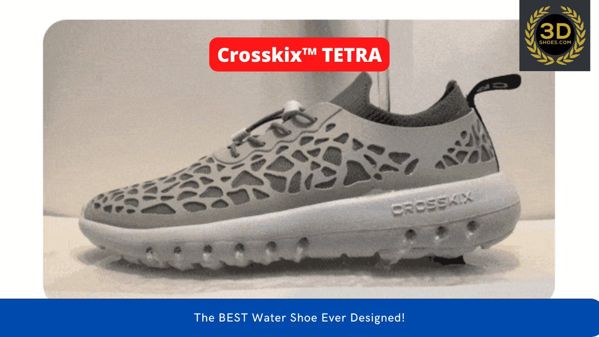 3dshoe's tweet photo. Crosskix™ TETRA: The BEST Water Shoe Ever Designed!
https://t.co/jx3Gx03gmy
#3DShoes #Crosskix #KickStarter #3DPrinting #WaterShoe #watershoesforwomen #watershoesformen #comfortable https://t.co/x1pkyOqqBa