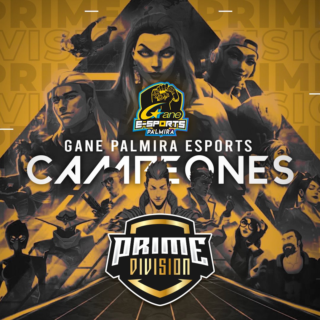 🎉 C A M P E O N E S 🎊

Gracias a @ganepalmiraesports por un excelente torneo, gracias a todos los sponsors y a @logitechg por esas hermosas diademas y a todos los equipos que participaron. Tambien queremos agradecer a todos los que nos han venido apoyando.

#WEAREPRIME ! 😎