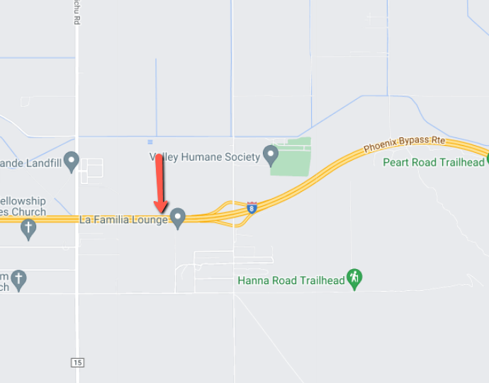 ArizonaDOT's tweet photo. I-8 about four miles from I-10 (mp 174): A brush fire has been reported. Please use caution in the area.
#I8 #EloyAz https://t.co/Gx13q5k8ns