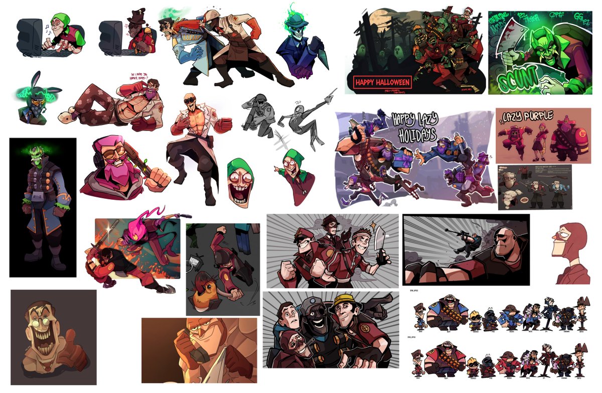 #savetf2 
This game means so much to me and i hope it gets the attention it deserves from valve
Here's every drawing i made of this game