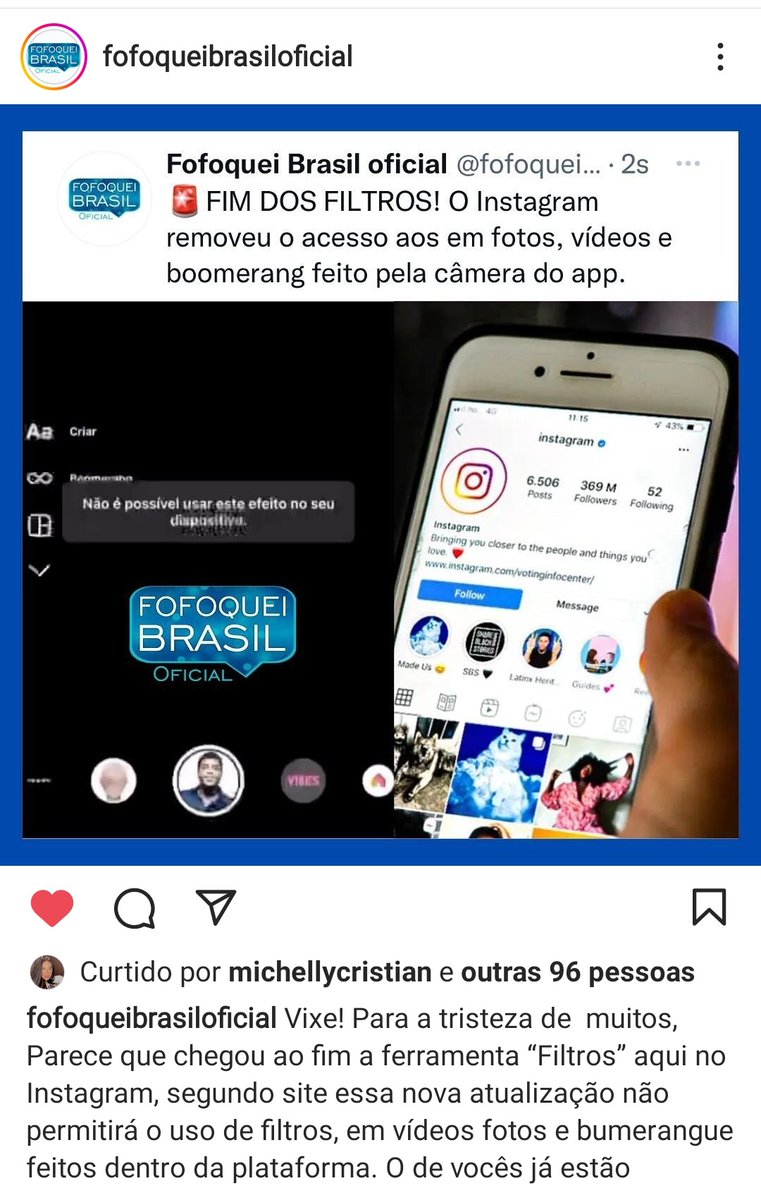 Jessicaatito's tweet photo. Que surto é esse do Insta sem filtros minha gente ??
Se eu já não postava fotos com filtros imagine agr sem 
Que loucuraaaaaa é essa kkkk 
#Instagram #filtros https://t.co/lm14Duu3GY