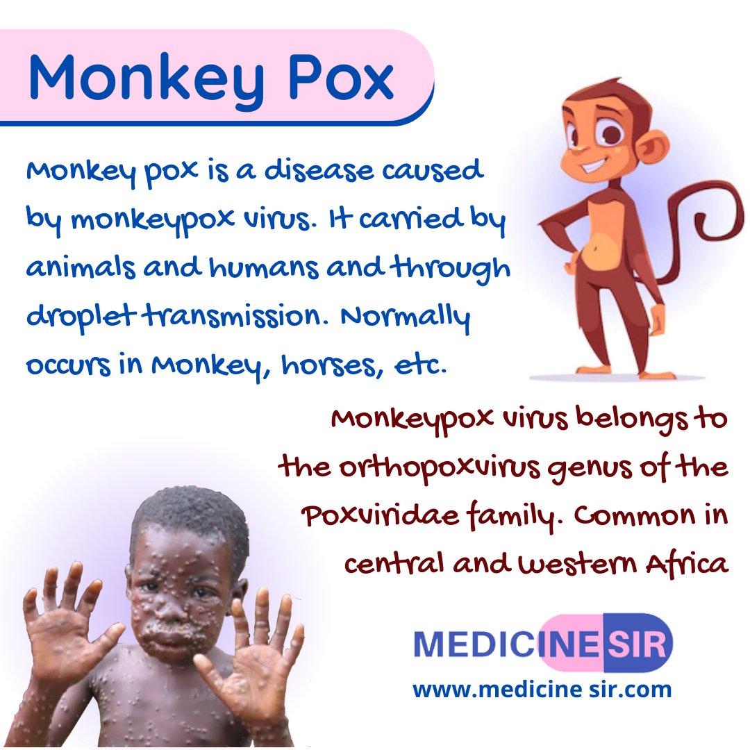 MedicineSir's tweet photo. Govt. of India should stay aware @mygovindia @MoHFW_INDIA
#monkeypox #monkeypoxvirus #worldhealorganization #MedicineSir https://t.co/iZQ66qFuI4