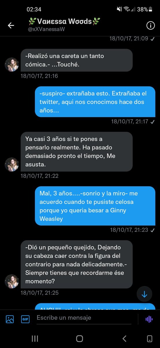 Según este rol viejo, en el 2017 nos conocíamos hace 3 años ya. O sea, 2014. <a href="/xXVanessaW/">🌿| Vαиεѕѕα Wσσdѕ</a> hace 8 años nos conocemos.