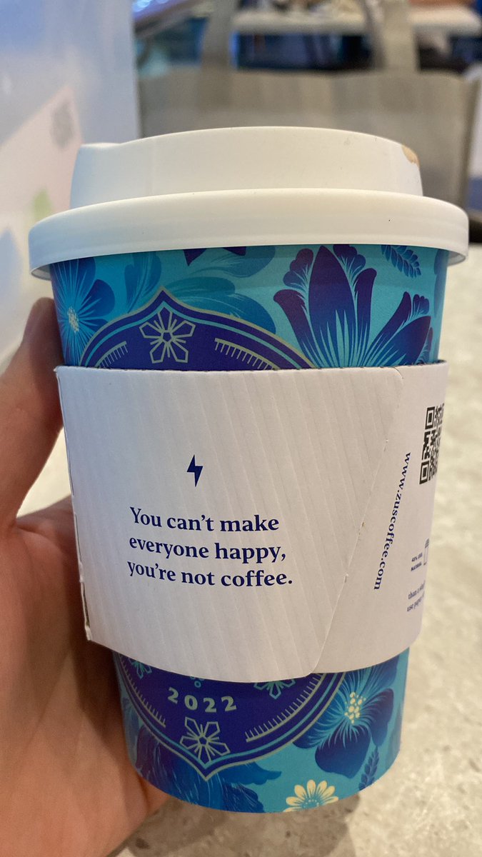 Damn right, <a href="/ZusCoffee/">ZUS Coffee®</a> ..