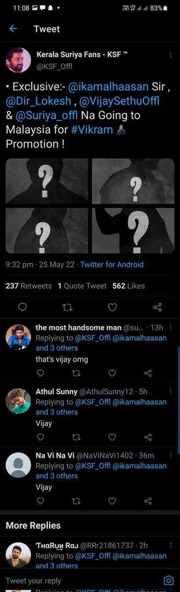 janajanarth16's tweet image. Everyone saying that pic was @actorvijay ... but that was our chief @Suriya_offl that pic was #TSKfirstlook poster ...so don't worry #AnbaanaFans our chief #suriya anna definitely attend the #Vikram promotion at malaysia @ikamalhaasan