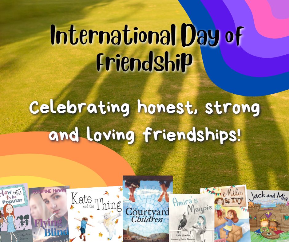 Grab a book with a great friendship and celebrate #InternationalFrienshipDay today!

&gt;&gt; wombatrhiza.com.au

#bookstoread #friendship #readingcommunity
