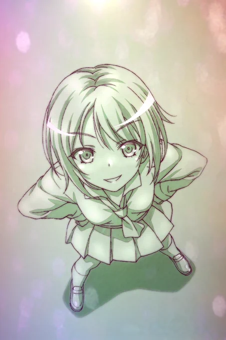 Retouch pictiúr san am atá caite.
過去絵レタッチ。 