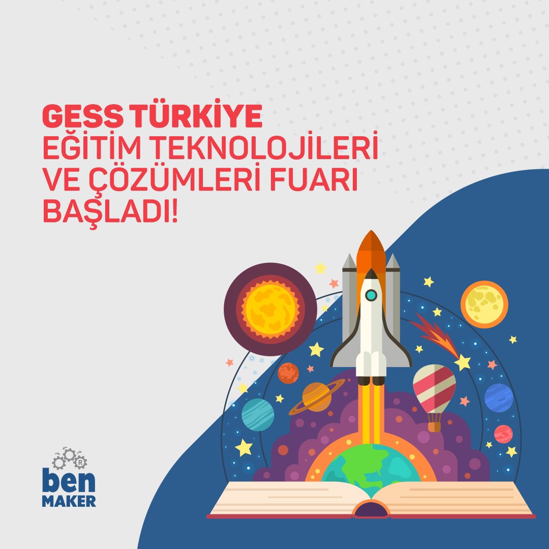 BenMaker (@benmakercom) on Twitter photo Geleceğe iz bırakacak eğitim teknolojileri için <a href="/gessturkiye/">gessturkiye</a> ’de bir aradayız.
Eğitim teknolojilerine dair son teknolojileri keşfetmek isteyen herkesi 26-28 Mayıs tarihlerinde İstanbul Lütfi Kırdar Kongre ve Sergi Sarayı’nda sürecek bu etkinlikte yer almaya davet ediyoruz! Geleceğe iz bırakacak eğitim teknolojileri için <a href="/gessturkiye/">gessturkiye</a> ’de bir aradayız.
Eğitim teknolojilerine dair son teknolojileri keşfetmek isteyen herkesi 26-28 Mayıs tarihlerinde İstanbul Lütfi Kırdar Kongre ve Sergi Sarayı’nda sürecek bu etkinlikte yer almaya davet ediyoruz!