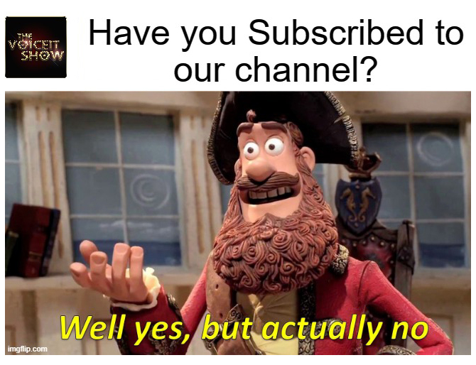 We are thankful to all for your love and support for The VoiceIt Show! We love you. And we know you aren't the guy in this picture above, BUT if you by chance ARE, then be honest to yourself and SUBSCRIBE to our YouTube channel NOW!

Go to this link: bit.ly/TheVoiceItShow