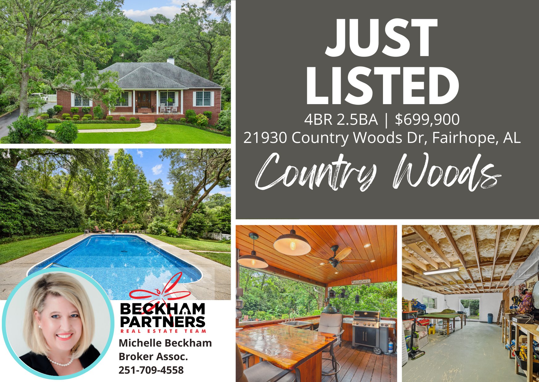 Gulf Shores Homes on Twitter: "Just listed in #Fairhope 4BR 2.5BA 3,900