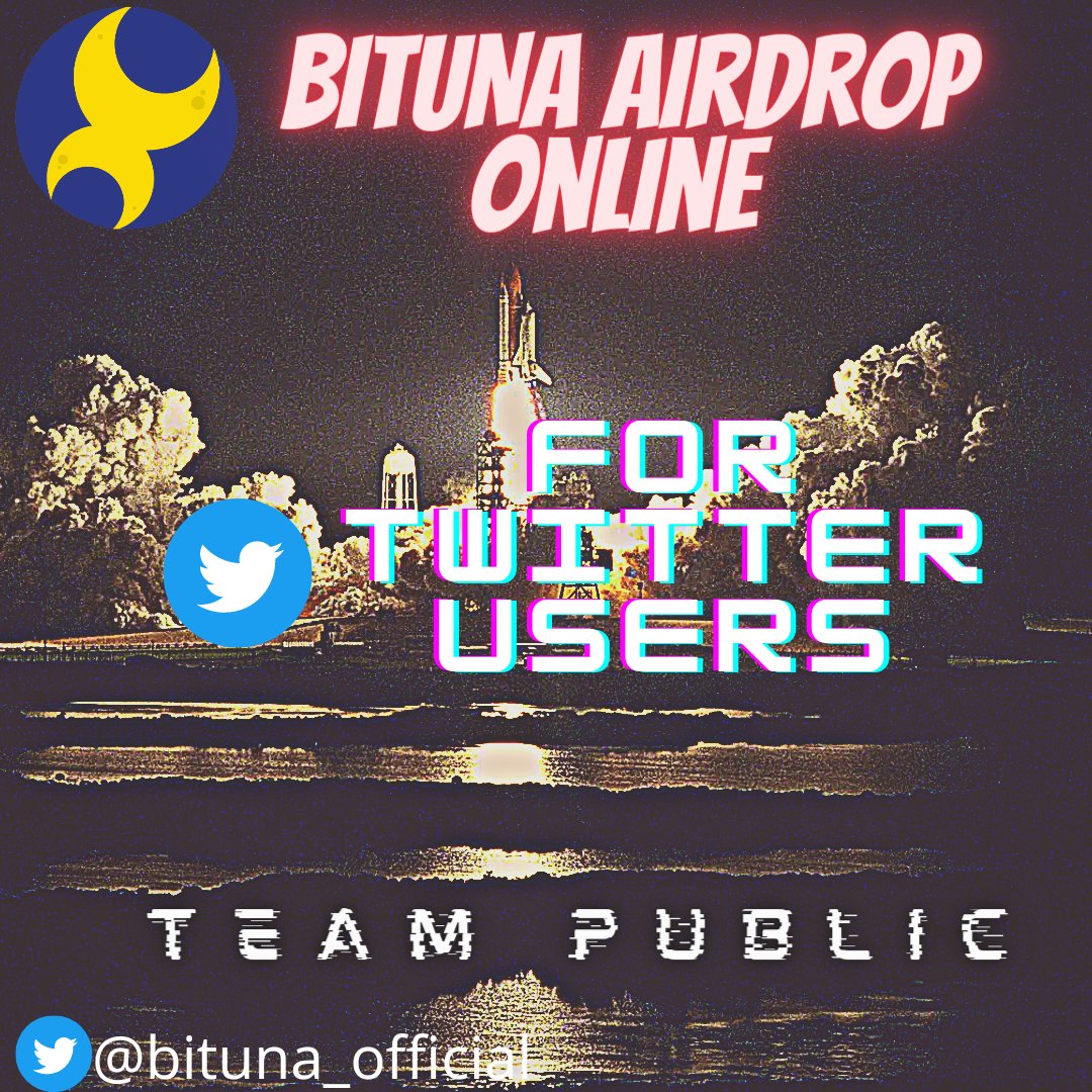 bitExchangex's tweet photo. #LUNAtics
#luna #airdrop #bitcoin #twitter #bituna  Follow 
Retweet
Like
Drop ether address
Fill
https://t.co/Vv7BNW8W2S https://t.co/KizChVkdA8