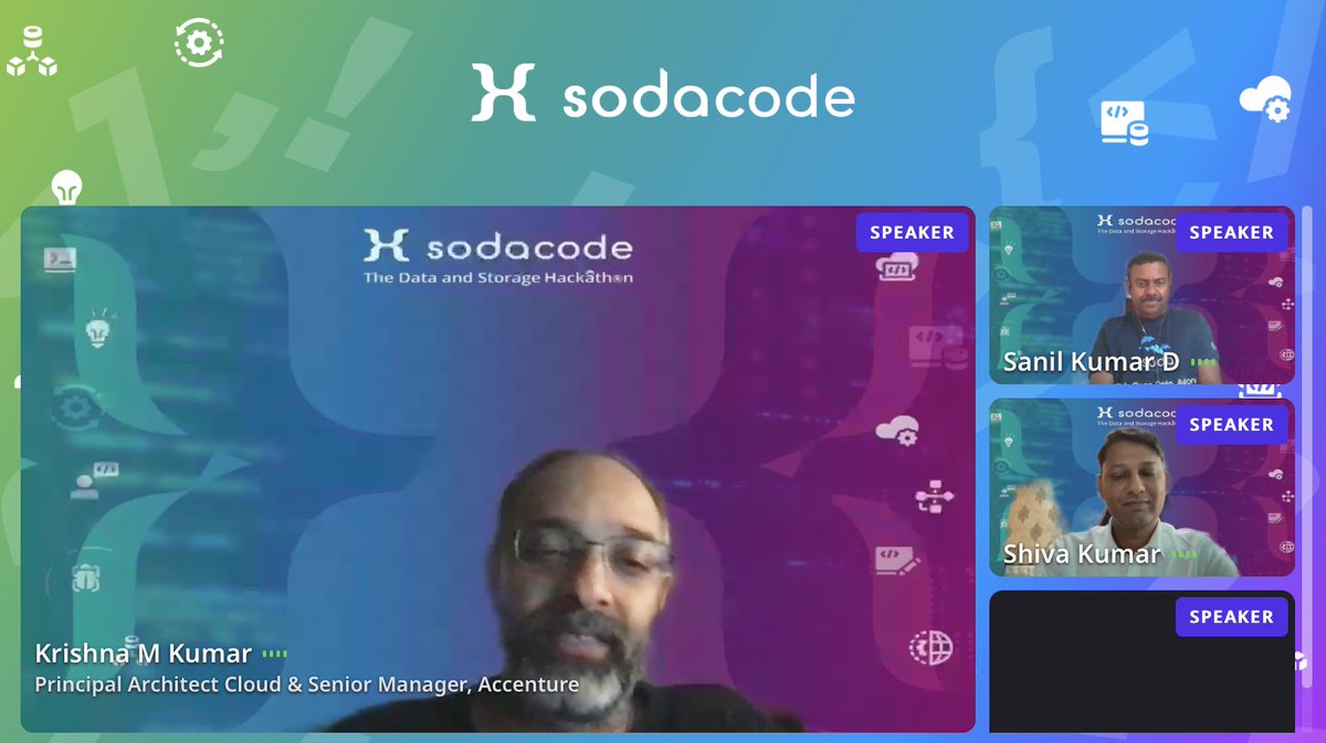 sodafoundation's tweet photo. #sodacode Day 2 #paneldiscussion Open Source Potential for Developers.
@sanilkumard, @Krishnamk00, @vinothiniraju, Shiva Kumar, and @johnbent are sharing the various opportunities and challenges of the open-source ecosystem for developers.
https://t.co/dRRar5m1jk https://t.co/7vUbTHb3cZ