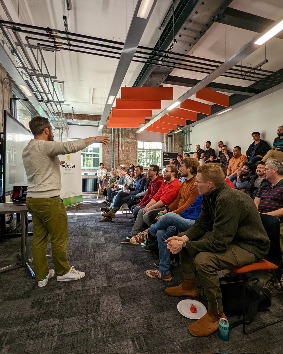 rorysouthworth_'s tweet photo. Great @PydataLancaster event at @FraserHouseHub last night with over 50 people attending and some incredibly insightful talks! #techlancaster #DataScience https://t.co/lZsaP7nLC7