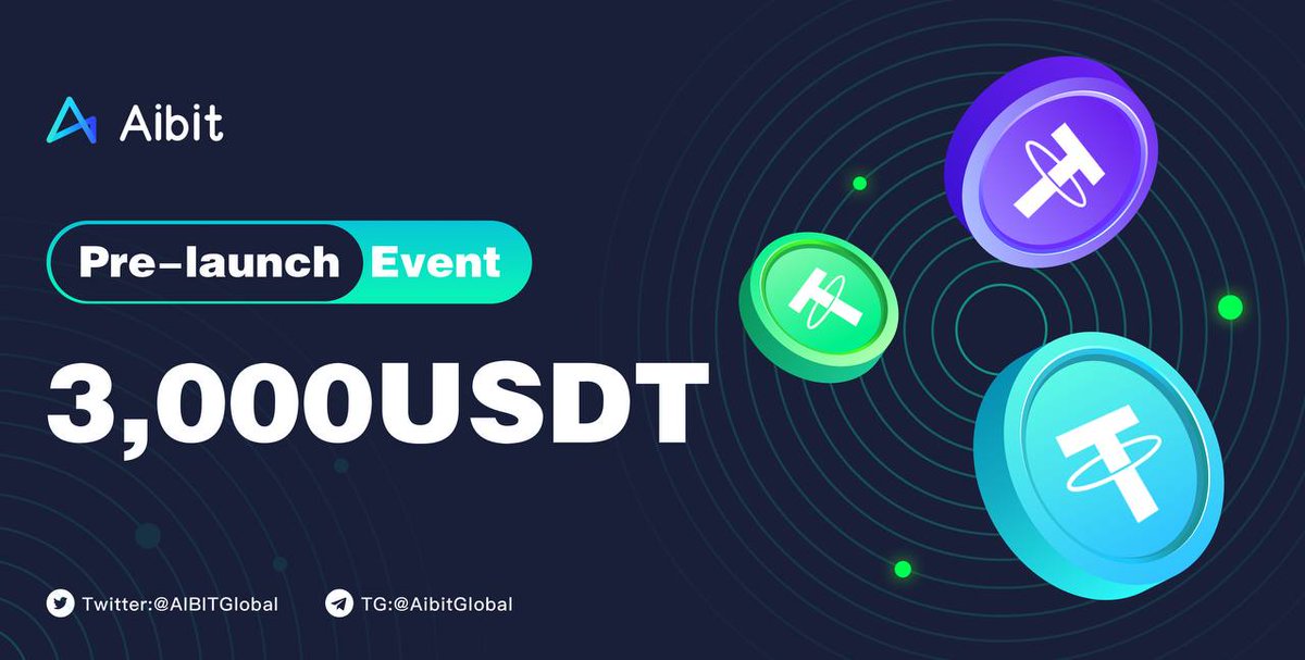 📢#AIBIT is about to go live
👀We are giving out 💰3,000 #USDT to 500 early joiners to celebrate this big news
1⃣ Like &amp; comment
2⃣Complete gleam form tasks 👇 and ready to win: 
gleam.io/competitions/5…