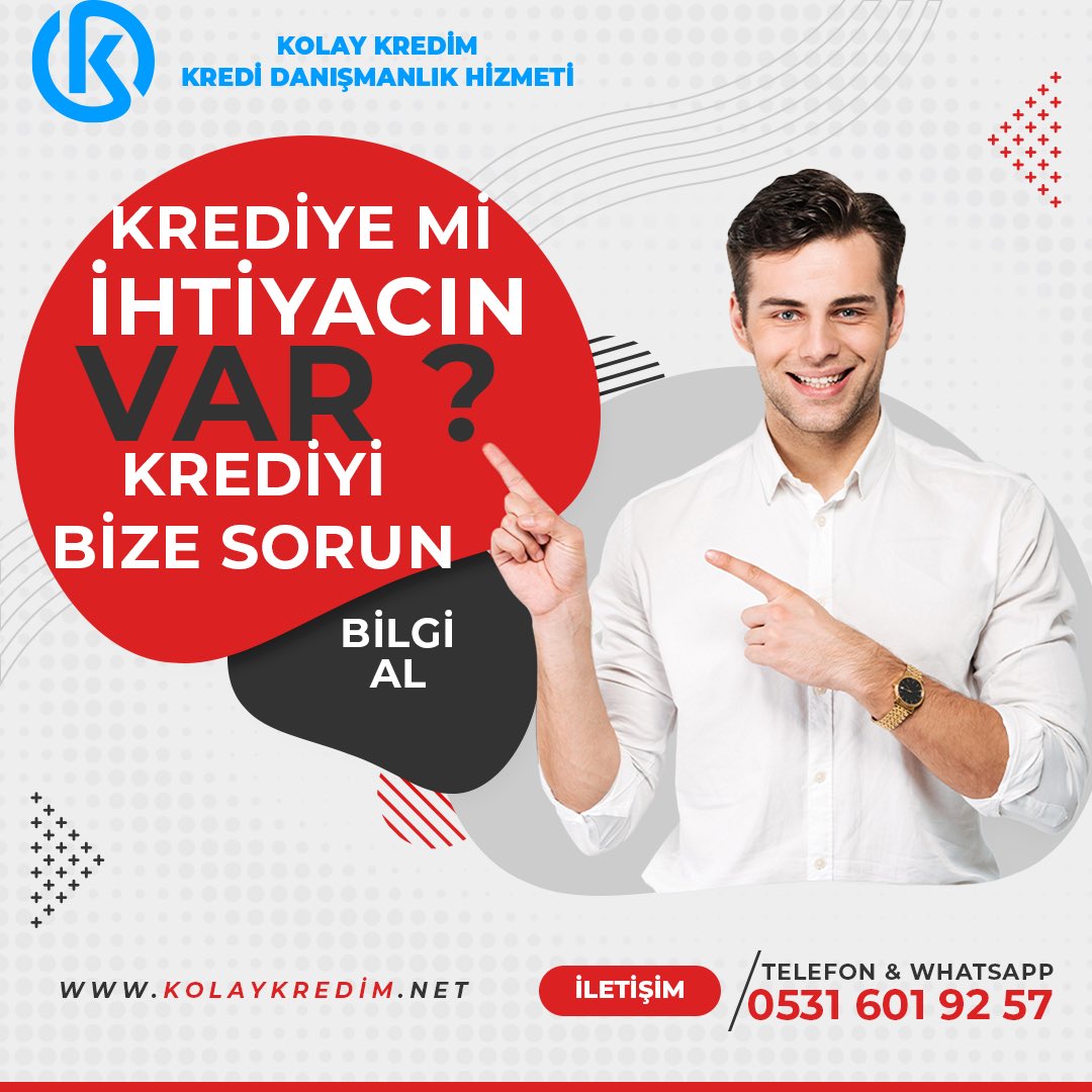 kolaykredim's tweet photo. Kredi Mi İhtiyacın Var ?
Hemen Bize Sor Sana Uygun Krediyi Seçelim. https://t.co/8oeNMSNjcu