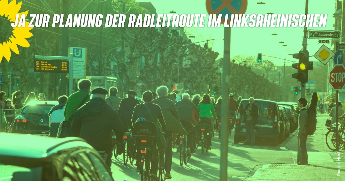 gruene04's tweet photo. Was für ein Schritt nach Vorne,nicht nur im Linksrheinischen, sondern in all den BVn durch die 12 km lange Radleitroute von Meerbusch bis Gerresheim geplant werden soll,wurde die gute Planung der Verwaltung beschlossen @flingern_zoo @GStadtmitte Grüne Gerresheim #Verkehrswende https://t.co/gKCYaUV6x6