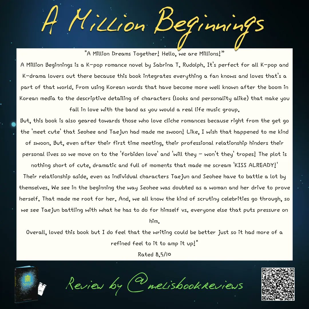 InVisionPub's tweet photo. A Million Beginnings, The Millions Series Pt.1 Bookstagrammer Reviews

What did some Bookstagrammers thay read A Million Beginnings think?

#InVisionPublishing #InVision #BookRelease #Bookstagram #KpopBook #AMillionBeginnings  #TheMillionsSeries #BookReview #Kindle #RomanceBook https://t.co/yFckzuBpXg
