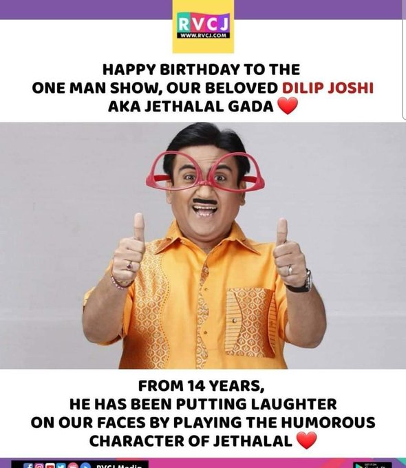 Happy Birthday Dilip Joshi!        