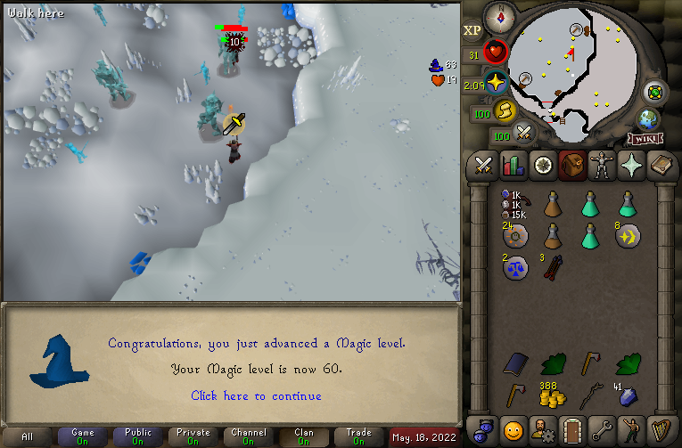 Lvl2Ghost's tweet photo. 60 Magic #osrs #oldschoolrunescape https://t.co/t4Fgf9HHpA