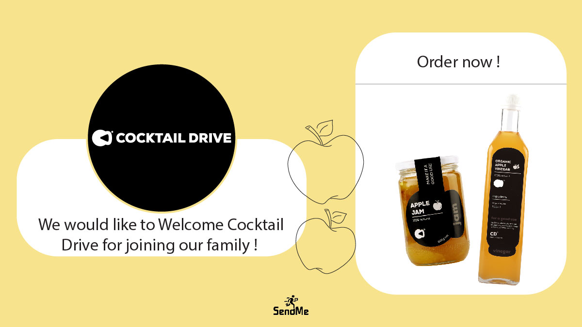 We would like to Welcome CocktailDrive for joining our Family !
Enjoy a taste of home with the 100% Natural Homegrown &amp; Homemade sauces and mooneh !
Order now 👇 
deeplink.sendme.today/m6z63gyNERiX21…
🔻 Download SendMe from your app store or from
sendme.today/lb
#Lebanon #Food #SendMe