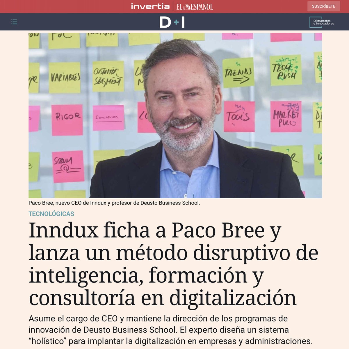 Es un placer anunciar mi incorporación a <a href="/InnduxDigital/">Inndux</a> como CEO <a href="/Invertia/">Invertia</a> <a href="/enclaveods_ee/">Enclave ODS</a> <a href="/elespanolcom/">EL ESPAÑOL</a> @disruptores_inn <a href="/ArantxaCorella/">Arantxa Corella</a> <a href="/aiglesiasfraga/">Alberto Iglesias Fraga</a> <a href="/deusto/">Universidad Deusto - Deustuko Unibertsitatea</a> <a href="/deustoDBS/">Deusto Business School</a> <a href="/DeustoAlumni/">DeustoAlumni</a> @advantere  <a href="/AsocDigitales/">DigitalES_</a> <a href="/Innobasque/">Innobasque</a> <a href="/Innovaspain/">Innovaspain</a> <a href="/Inn_Somnia/">Innsomnia Accelerator</a> bit.ly/3MUzUe3