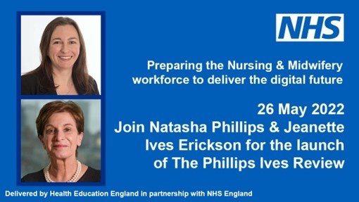 Join the virtual launch event today with @NHSCNIO & Jeanette Ives Erickson to find out how The Phillips Ives nursing & midwifery Review will provide evidence & inform the strategy required for safe, effective digitally-enabled practice orlo.uk/Nl1d0 #PhillipsIvesReview