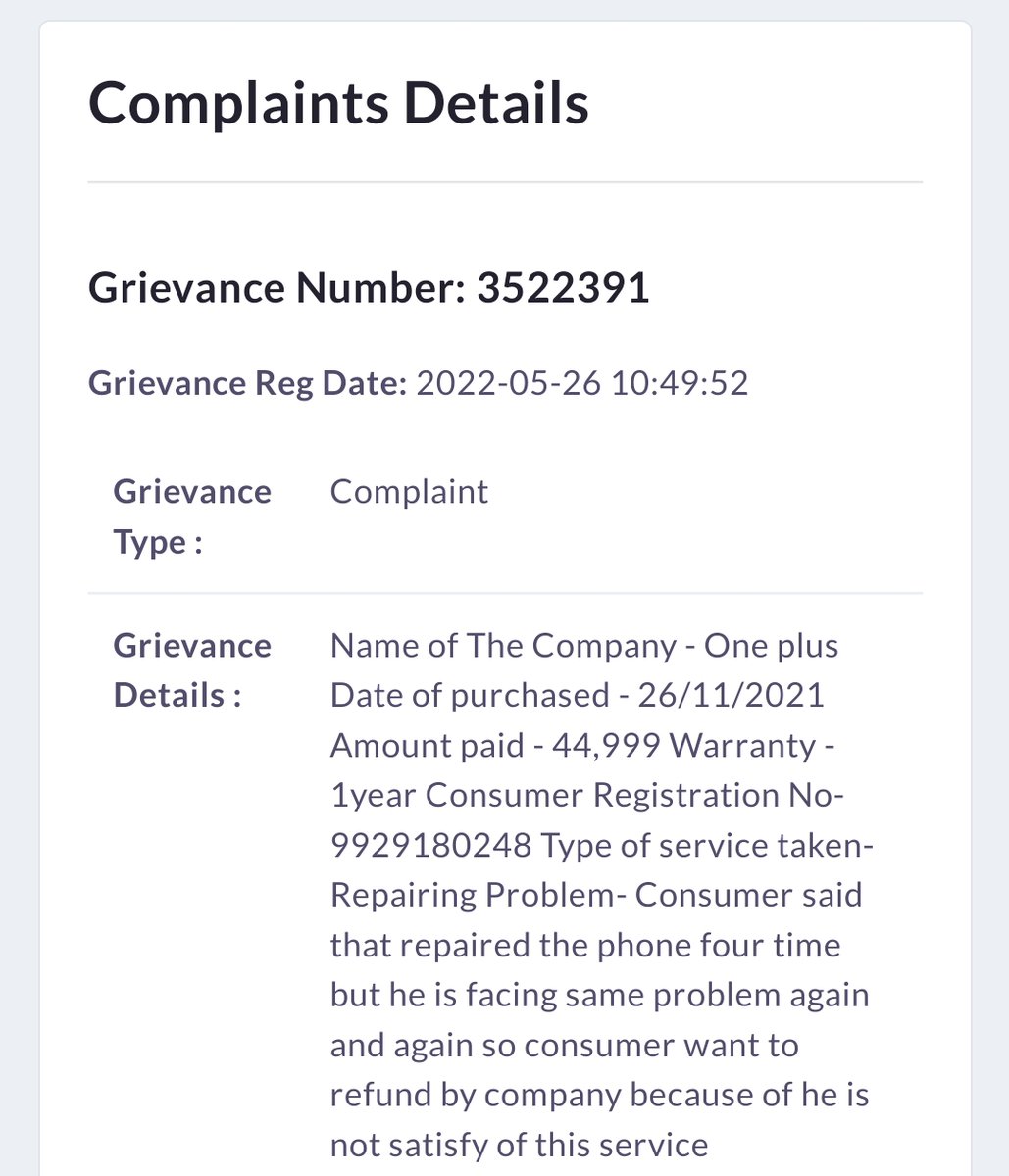PradhumanJ's tweet photo. FACING THE CAMERA ISSUE.
TOOK THE PHONE TO THE SERVICE CENTRE 4 TIMES AND STILL FACED THE SAME ISSUE.

WORST PRODUCT EVER USED. WORST SERVICES.

@oneplus @OnePlus_IN @OnePlus_Support @OnePlusNews @PeteLau @Vikas_AGL @NavnitNakra @ramakrishnakongara #oneplusworst #worstproduct https://t.co/RD2ycwLTyM