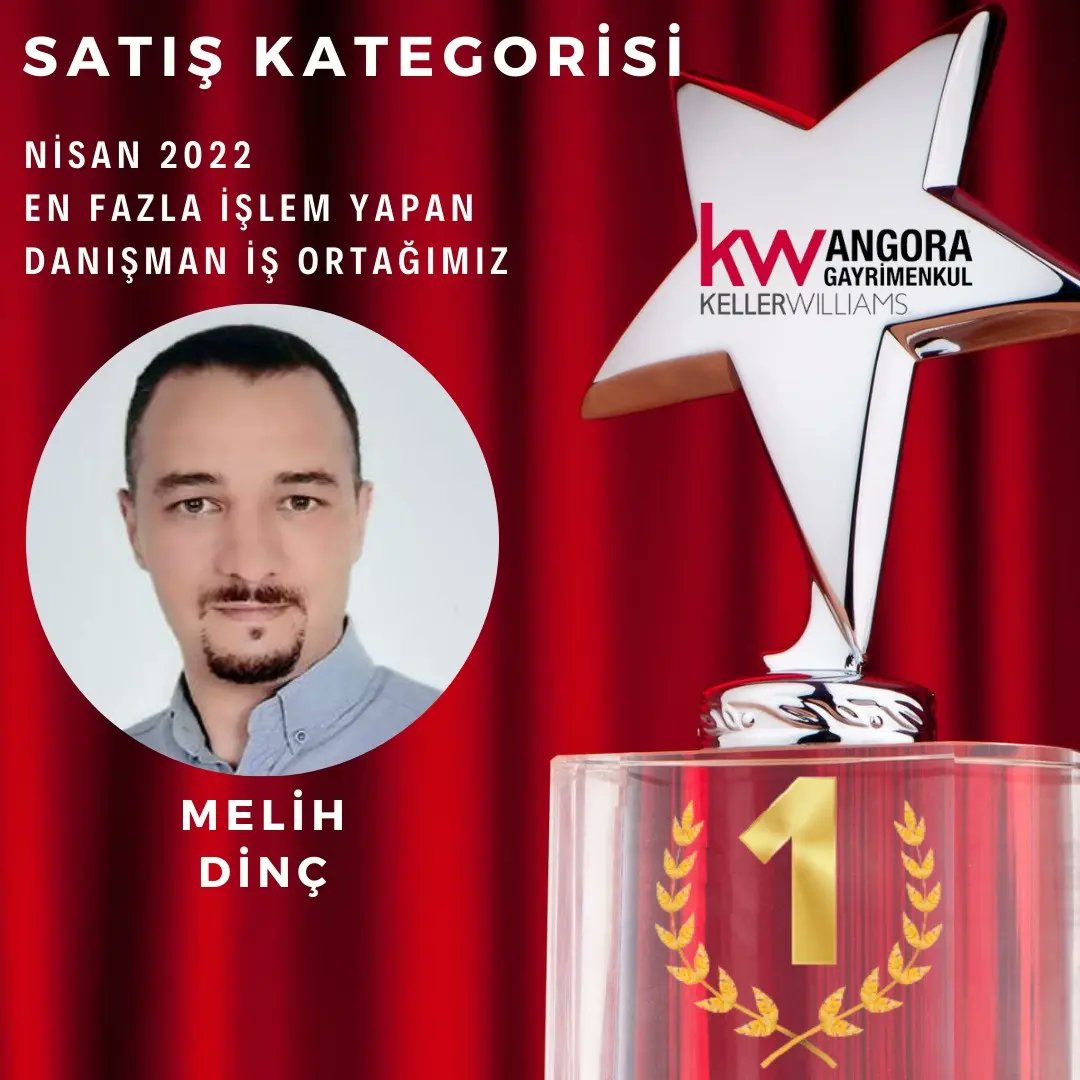 2022 Nisan En Çok İşlem Yapan Danışman kategorisinde 1.lik ödülü 
#emlak #gayrimenkul #arsa #villa #konut #ev #ankara #daire #satılık #işyeri #gayrimenkuldanışmanı #yatırım #satilik #arsa #villa #emlakçı #satılıkdaire #kiralik #lükskonut #kiralıkdaire #emlakdanışmanlığı #çankaya