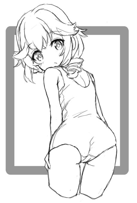 今日も暑いのでスク水吉田良子ちゃんその2 